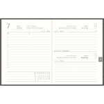 2026 Zettler Taschenkalender 1T/1S Recycling schwarz