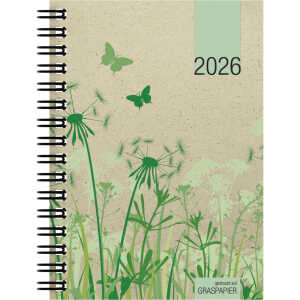 2026 Zettler Taschenkalender 1W/2S „GRASSERIE“
