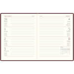 2026 Zettler Taschenkalender 1W/2S bordeaux