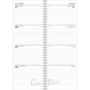 2026 Zettler Vormerkbuch 1W/2S Karton grau 112 S.