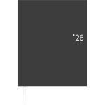 2026 Zettler Wochenbuch 1W/2S Leinencharakter anthrazit