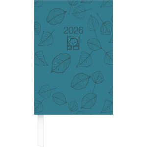 2026 Zettler Wochenbuch 1W/2S Recycling türkis
