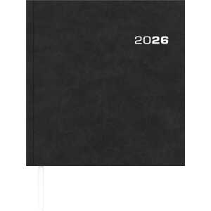 2026 Zettler Wochenbuch „SEKRETÄR“ 1W/2S anthrazit