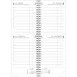 2026 Zettler Tagevormerkbuch 2T/1S grau