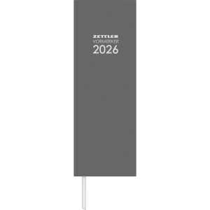 2026 Zettler Tagevormerkbuch 1T/1S anthrazit
