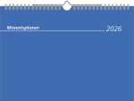 2026 Zettler Monatsplaner 1M/1S schwarz/blau