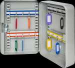 Schlüsselkassette, lichtgrau, mit verstellbaren...