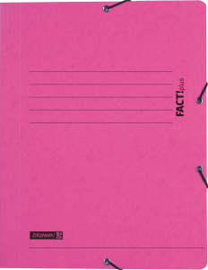 Sammelmappe FACT! rosa Gummizug