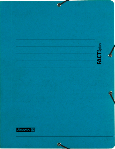 Sammelmappe FACT! türkis Gummizug