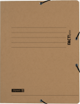 Sammelmappe FACT! braun Gummizug