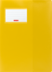 Hefthülle A4 FACT!pp gelb mit Namensschild