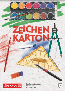 Zeichenkartonblock A4 190g 10Bl