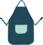 Kinderschürze denim