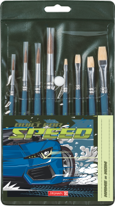 Schulpinsel 8er-Set Fast Wheels