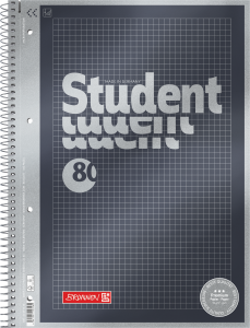 Collegeblock A4 kariert mit Rahmen Premium