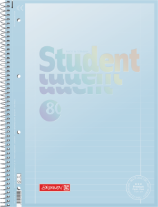 Collegeblock A4 Lin.27 Pastell blau