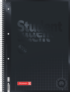 Collegeblock A4 onyx Lin28