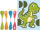 Stickset Dinosaurier