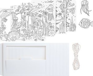 Karton-Theater Set Unterwasser