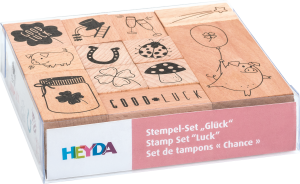 Stempelset Glück