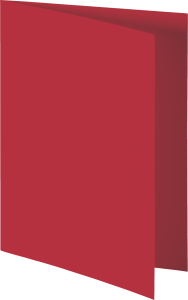 Doppelkarte A6 mittelrot