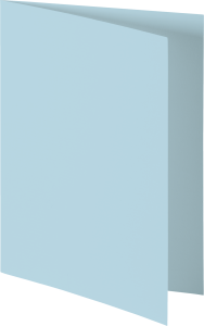 Doppelkarte A6 hellblau