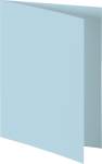Doppelkarte A6 hellblau