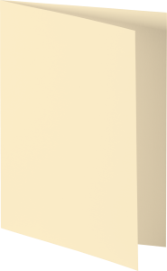 Doppelkarte B6 chamois