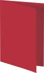 Doppelkarte B6 mittelrot