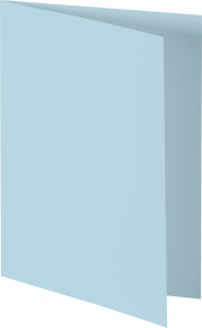 Doppelkarte B6 hellblau