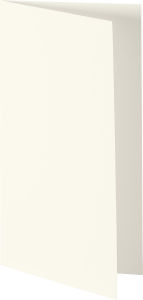 Doppelkarte DL perlweiß