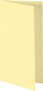 Doppelkarte DL hellgelb