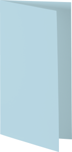 Doppelkarte DL hellblau