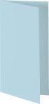 Doppelkarte DL hellblau