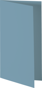 Doppelkarte DL mittelblau