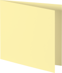 Doppelkarte quad.hellgelb