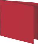 Doppelkarte quad.mittelrot