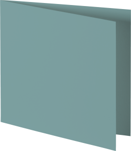 Doppelkarte quad.petrol