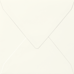 Kuvert quad.perlweiß