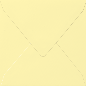 Kuvert quad.hellgelb