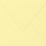 Kuvert quad.hellgelb