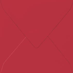 Kuvert quad.mittelrot