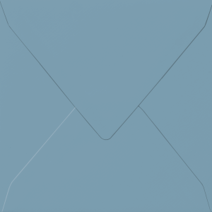 Kuvert quad.mittelblau