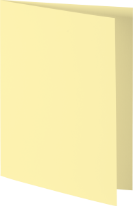 Doppelkarte A5 hellgelb