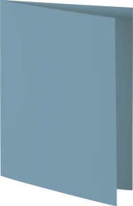 Doppelkarte A5 mittelblau
