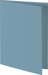 Doppelkarte A5 mittelblau