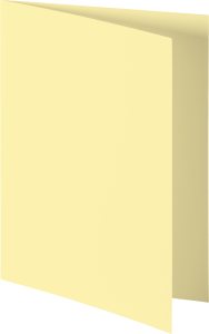 Doppelkarte A7 hellgelb