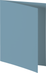 Doppelkarte A7 mittelblau