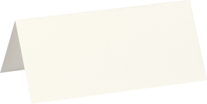 Tischkarte 10x9 perlweiß