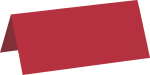 Tischkarte 10x9 mittelrot
